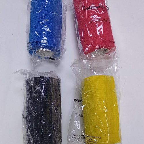 Vendas Autoadherentes 10cmx4.5m Para Caballos Power. Pack X10u