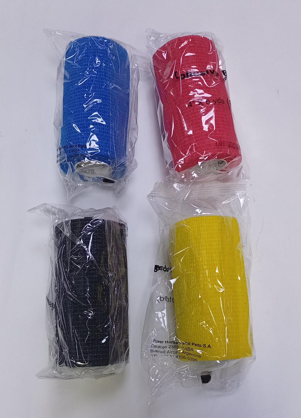 Vendas Autoadherentes 10cmx4.5m Para Caballos Power. Pack X500u